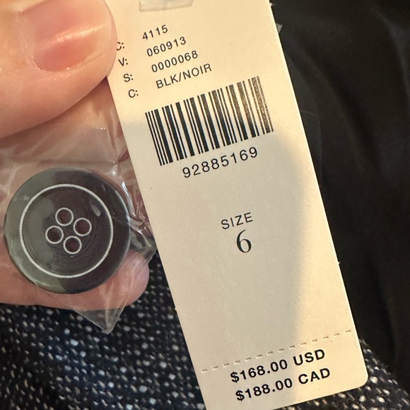 Maeve Mixed Media Relaxed Jacket Size 6 NWT - Picture 7 of 11